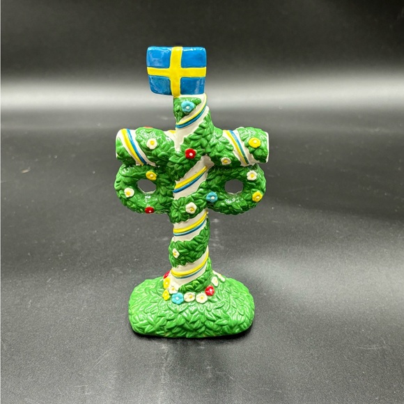 Vintage Gerhard Swedish midsummer pole folk art - Picture 2 of 7
